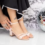 Sandalen mit dicken Absätzen 2xkk85 Beige Mei