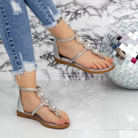 Frauensandalen 2WS1 Silber Mei