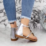 Frauensandalen 2WS1 Silber Mei