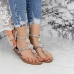 Frauensandalen 2WS1 Silber Mei