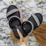 Frauen 2WS12 Pantoffeln schwarz Mei