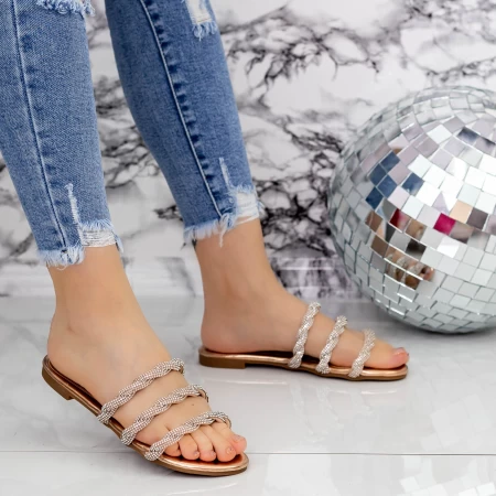 2WS5 Champagner -Flip -Flops für Frauen Mei