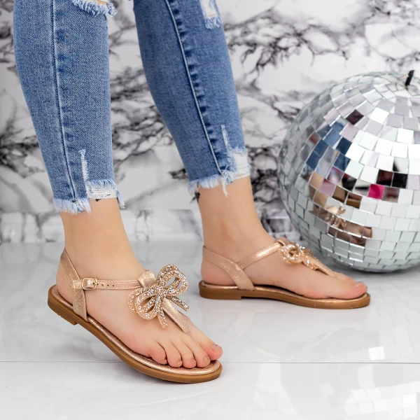 2WS6 Champagner -Sandalen für Frauen Mei