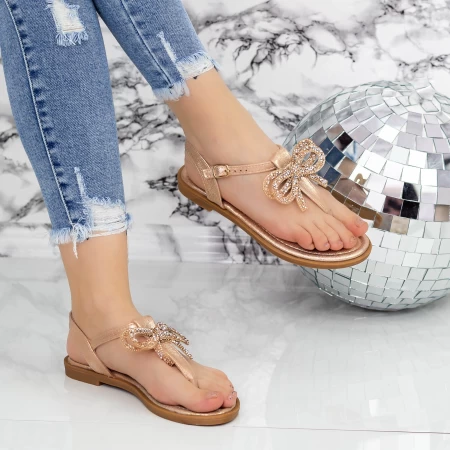 2WS6 Champagner -Sandalen für Frauen Mei
