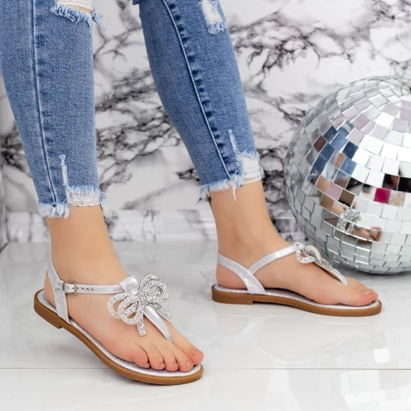 Frauensandalen 2WS6 Silber Mei