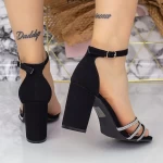 Sandalen mit dicken Absätzen 2RG18 Schwarz | Mei
