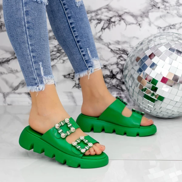 Frauen 2WS10 Green Pantoffeln Mei