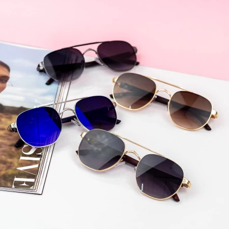Frauen Sonnenbrille 20306 Schwarz | Mode
