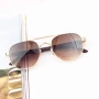 Sonnenbrille für Frauen 20306 Golden-Brown Mode