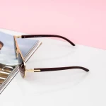 Sonnenbrille für Frauen 20306 Golden-Brown Mode
