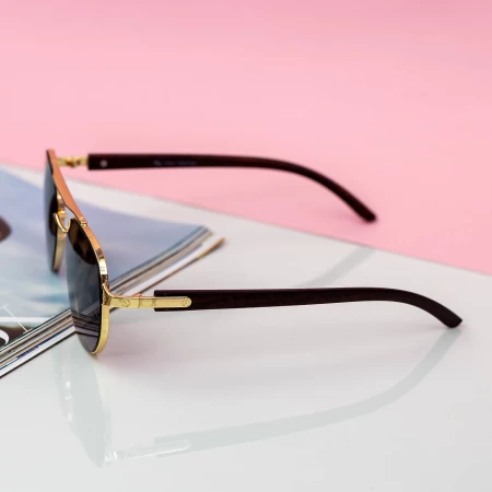 Sonnenbrille für Frauen 20306 Zloty-Black | Mode