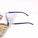 Sonnenbrille für Frauen 20306 Silberblau Mode