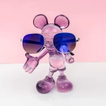 Sonnenbrille für Frauen 20306 Silberblau Mode