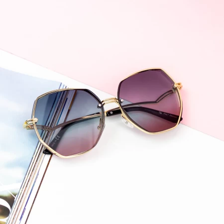 Sonnenbrille für Frauen 90132 Grün | Mode
