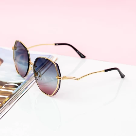 Sonnenbrille für Frauen 90132 Grün | Mode
