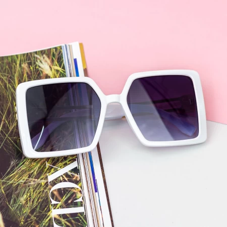 Sonnenbrille für Frauen 2020-214 Weiß | Mode