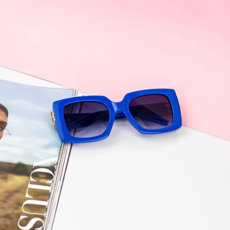 Frauen Sonnenbrille 2020-215 Blau Mode