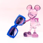 Frauen Sonnenbrille 2020-215 Blau Mode