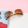 Frauen Sonnenbrille 9037 Brown | Mode