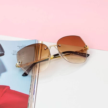 Frauen Sonnenbrille 9037 Brown | Mode