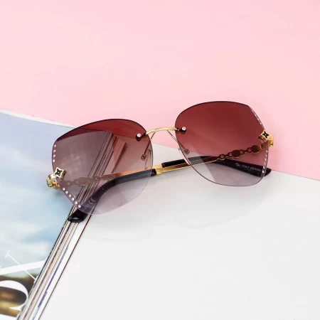 Frauen Sonnenbrille 9037 Pink | Mode