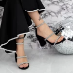 Sandalen mit dicken Absätzen 2xkk86 schwarz | Mei