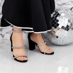 Sandalen mit dicken Absätzen 2xkk86 schwarz | Mei