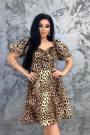Frauenkleid 76458 Leopard | Kikiriki