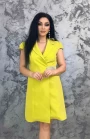 Frauenkleid E19089 hellgrün Kikiriki
