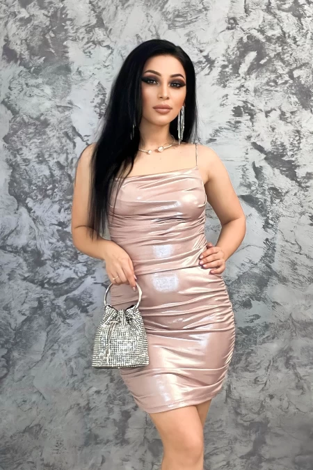 Frauenkleid 32955 Beige Bella