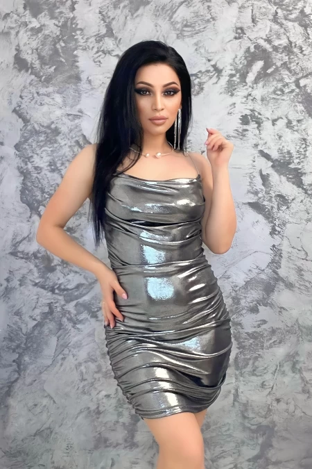 Frauenkleid 32955 Grau Bella