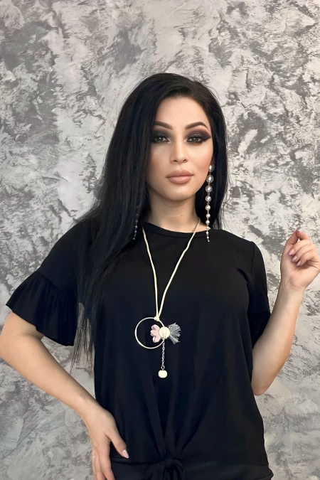 Frauen Sweatshirt 16249 Black | Bella