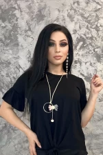 Frauen Sweatshirt 16249 Black | Bella