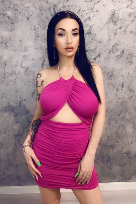 Frauenkleid 002 Pink Bella