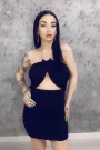 Frauenkleid 002 Schwarz Bella