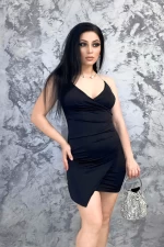 Frauenkleid 001 schwarz Bella