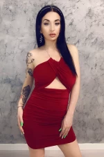 Frauenkleid 003 Kirsche Bella