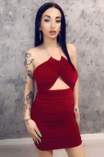 Frauenkleid 003 Kirsche Bella