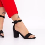 Sandalen mit dicker Ferse xkk230 schwarz | Mei