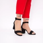 Sandalen mit dicker Ferse xkk230 schwarz | Mei