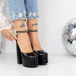 Dicke Fersenschuhe und 2KV89 Plattform Black | Mei