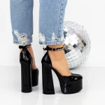 Dicke Fersenschuhe und 2KV89 Plattform Black | Mei