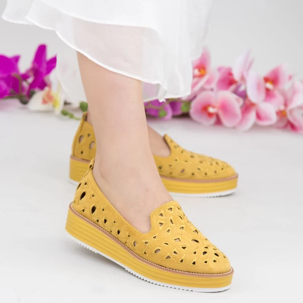 Frauenschuhe DS5 gelb jeden Tag Mei