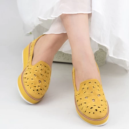 Frauenschuhe DS5 gelb jeden Tag Mei