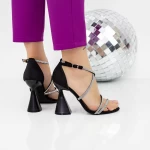 Sandalen mit dicken Absätzen 2bd35 schwarz | Mei