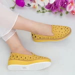 Frauenschuhe DS5 gelb jeden Tag Mei