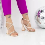 Sandalen mit dicken Absätzen 2BD35 Beige Mei