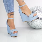 Sandalen auf der 2HXS22 -Plattform blau Mei