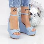 Sandalen auf der 2HXS22 -Plattform blau Mei