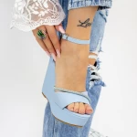 Sandalen auf der 2HXS22 -Plattform blau Mei